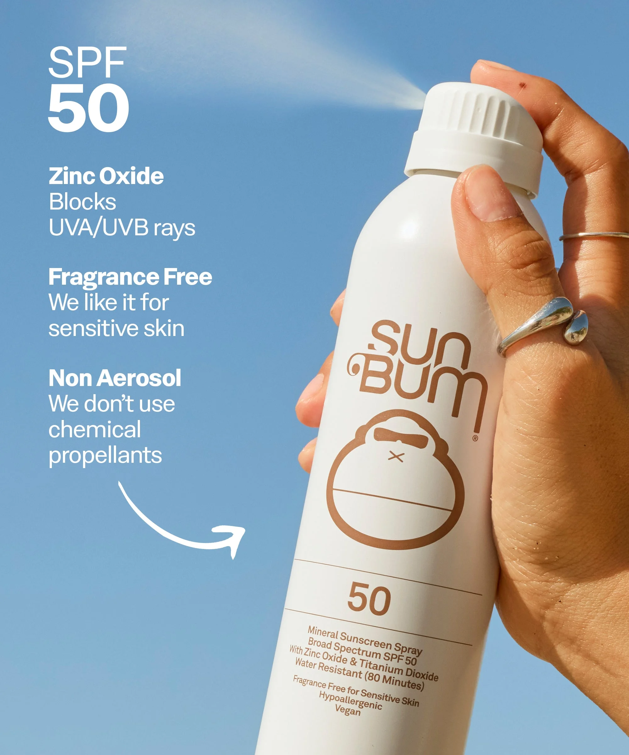 Mineral SPF 50 Sunscreen Spray - Image 3